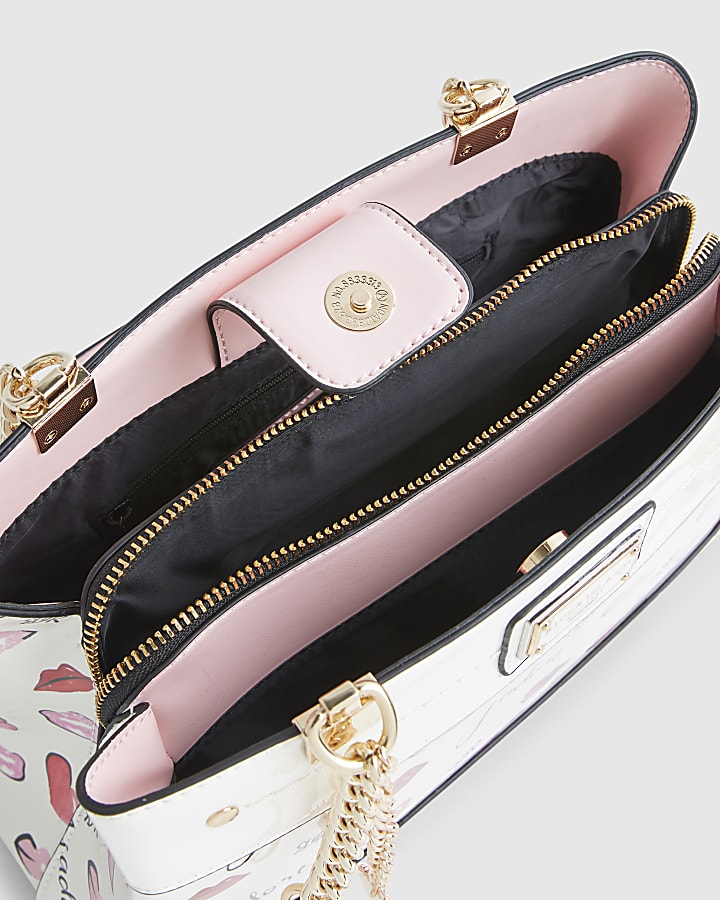 Cream J'adore Chain Handle Shoulder Bag