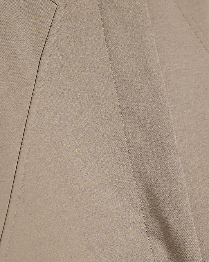 Cream Long Sleeve Bomber Jacket