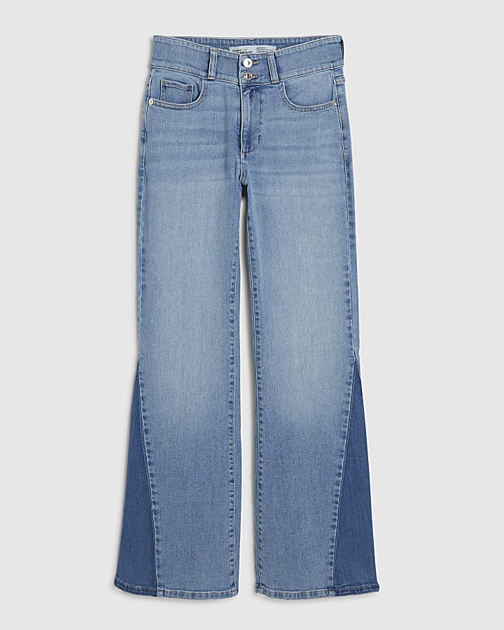 Blue Bootcut Jeans