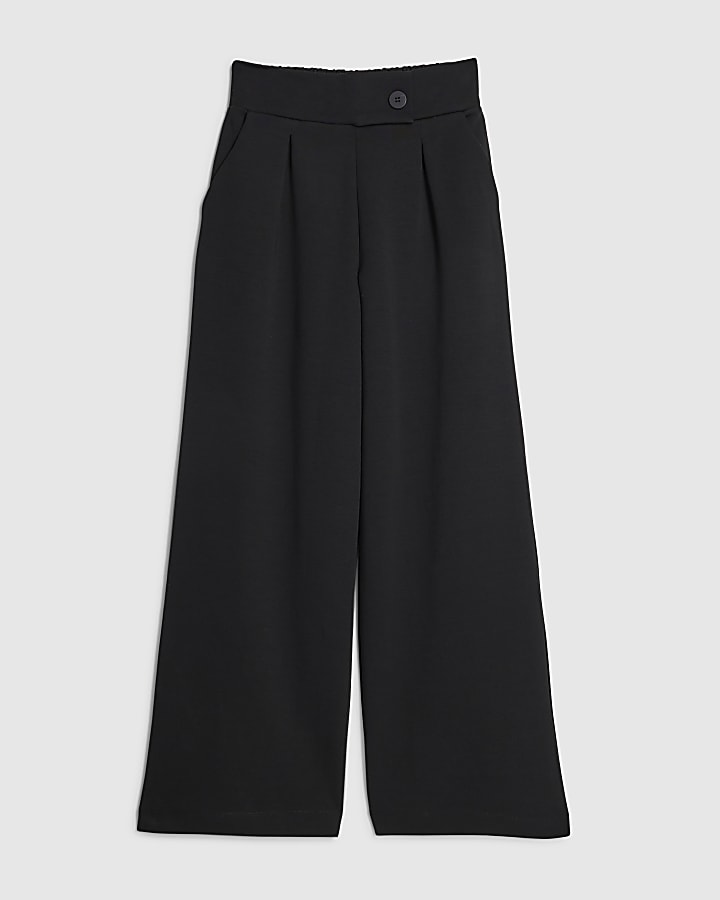 Petite Black Tailored Trousers