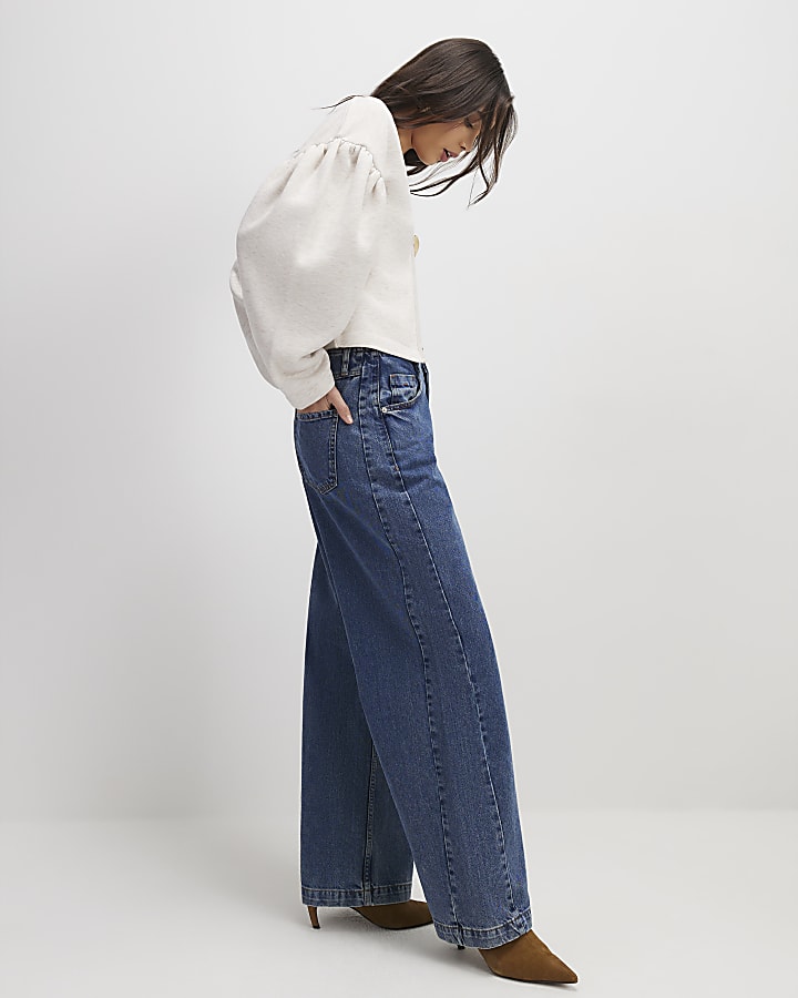 Beige Long Sleeve Button Detail Cardigan