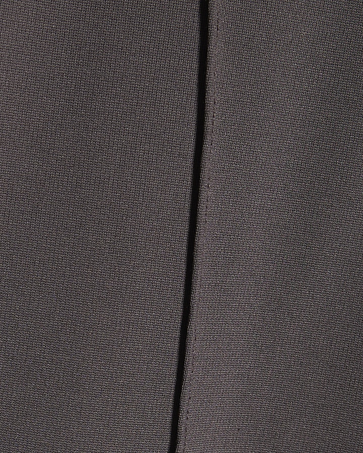 Grey Oversized Seam Front T-shirt