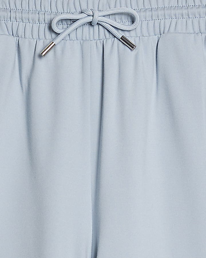 Blue Wide Leg Joggers