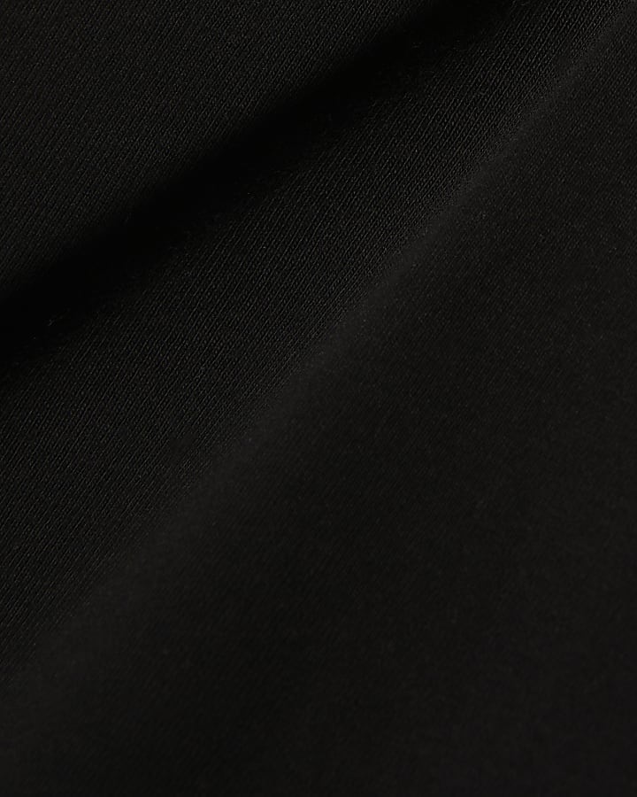 Black Scoop Neck Vest