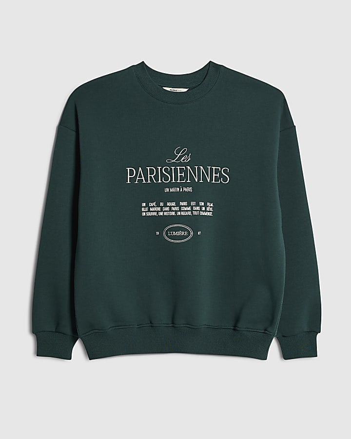 Green Les Parisiennes Sweatshirt