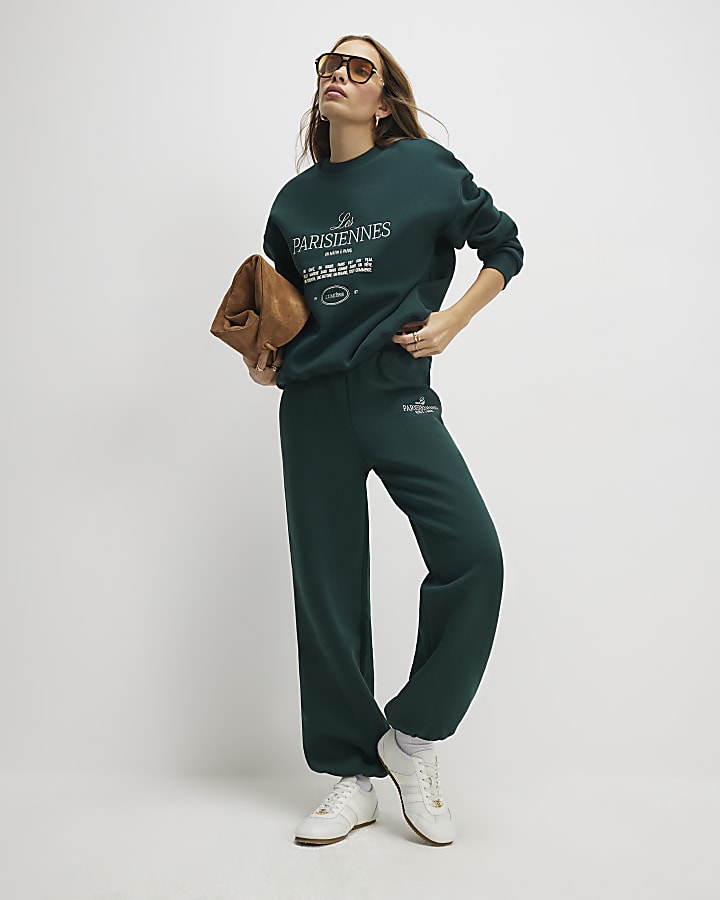 Green Les Parisiennes Sweatshirt