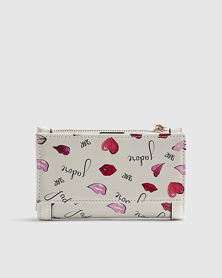 Cream Jadore Mini Card holder Purse