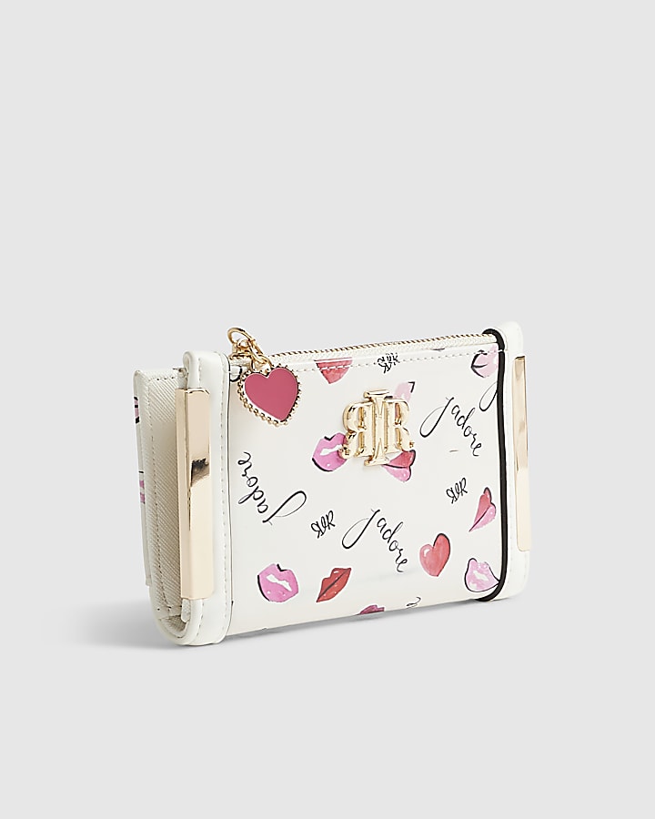 Cream Jadore Mini Card holder Purse