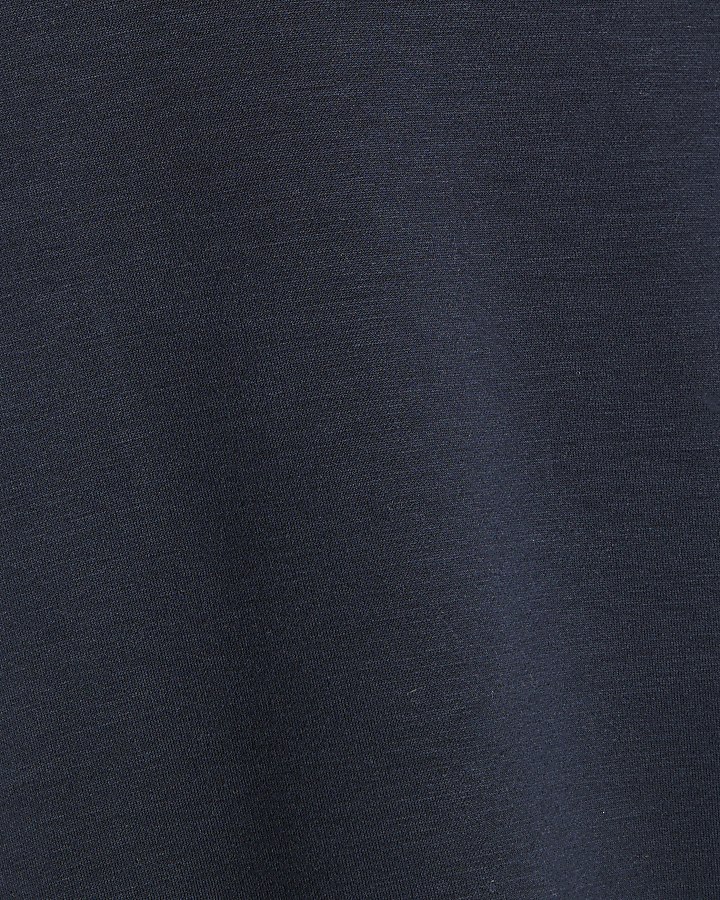 Navy Premium Short Sleeve Boxy Fit T-shirt