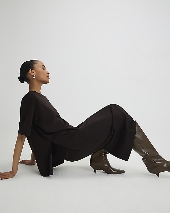 Brown Premium Maxi Skirt