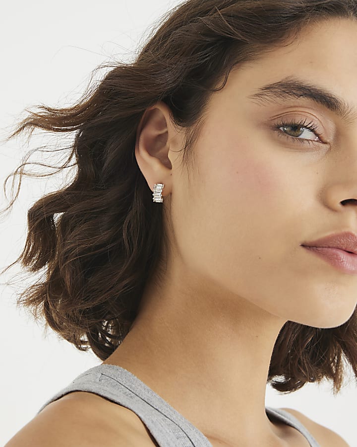 Mixed Metal Multipack Diamante Earrings