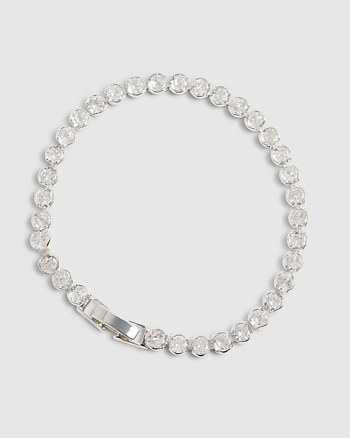 Silver Diamante Bracelet