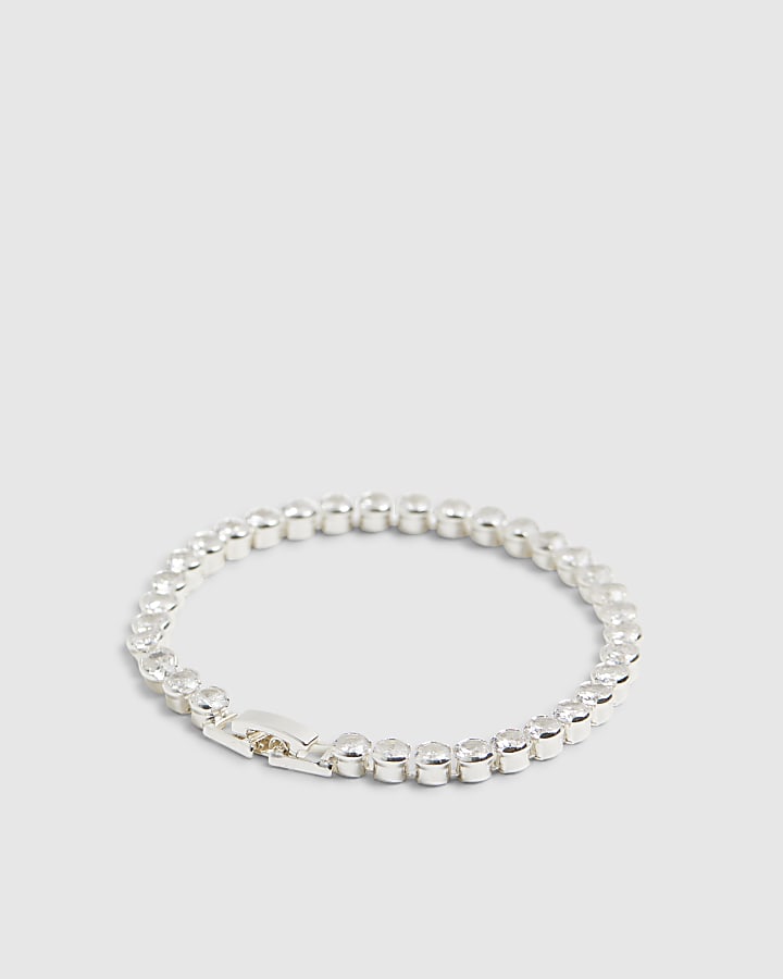 Silver Diamante Bracelet