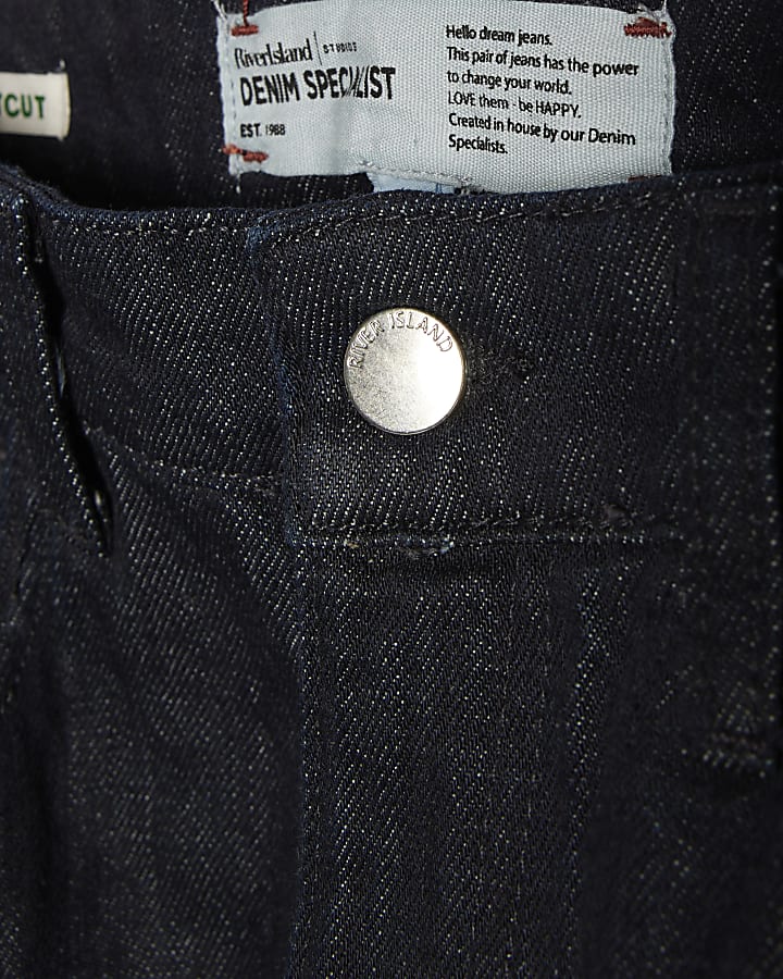 Blue Mid Rise Bootcut Jeans