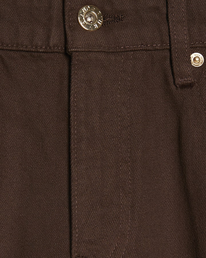 Petite Brown Bootcut Jeans
