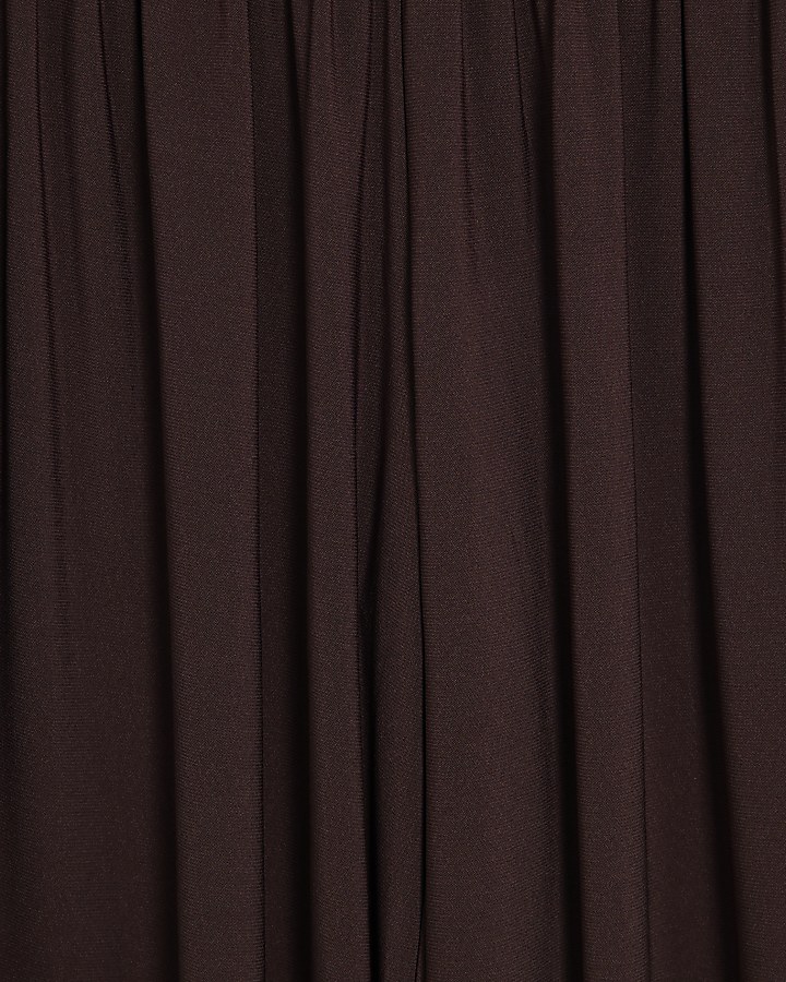 Brown Balloon Leg Trousers