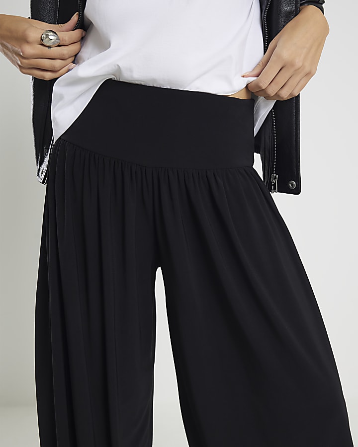 Black Balloon Leg Trousers