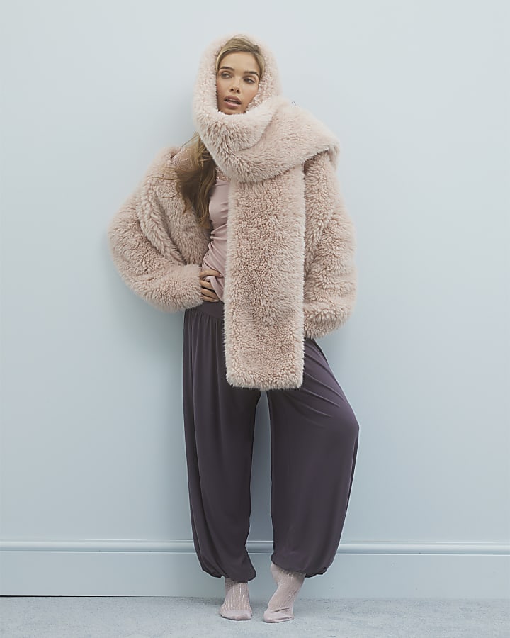 Grey Balloon Leg Trousers