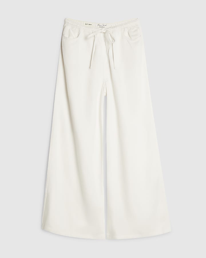 Petite White Wide leg Jeans