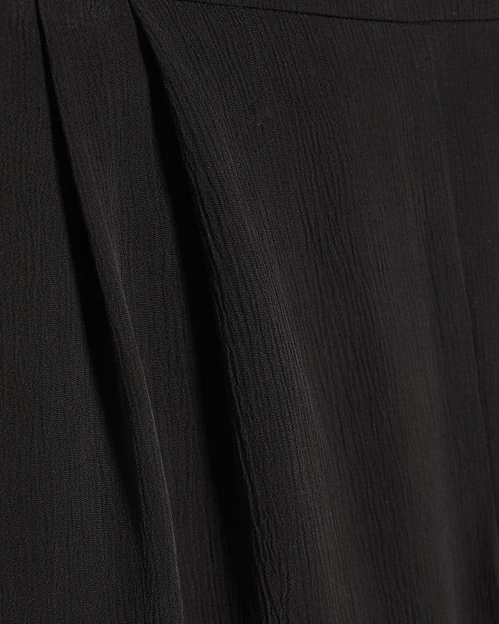 Black Straight Leg Trousers