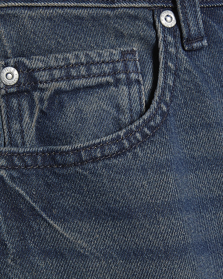 Blue Classic Barrel Jeans