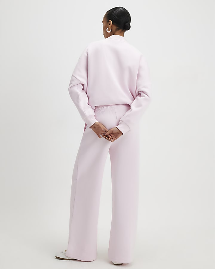 Pink Wide Leg Joggers