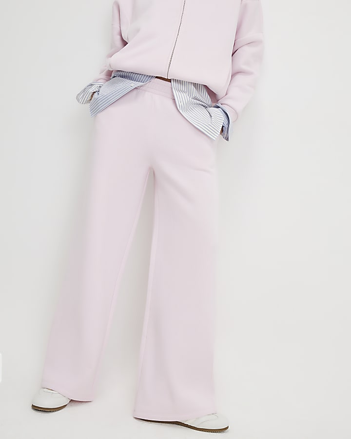 Pink Wide Leg Joggers