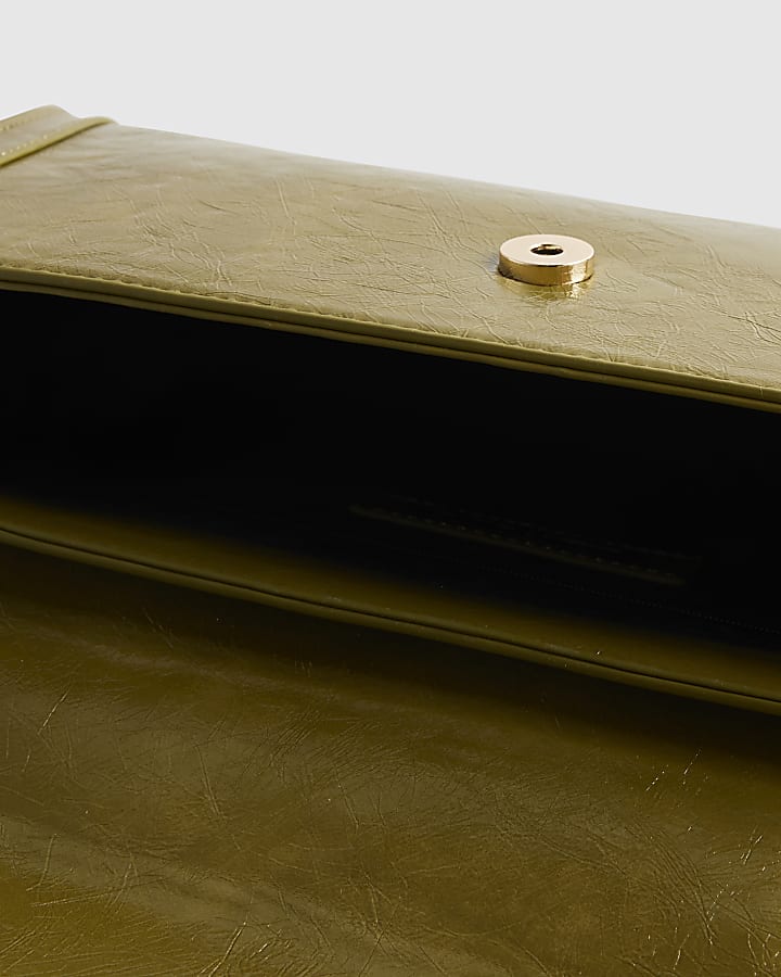 Green Charm Cross Body Tote  Bag