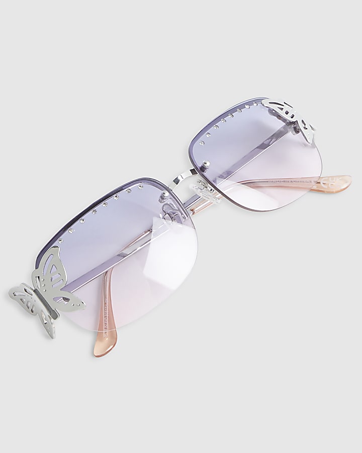 Purple Butterfly Sunglasses