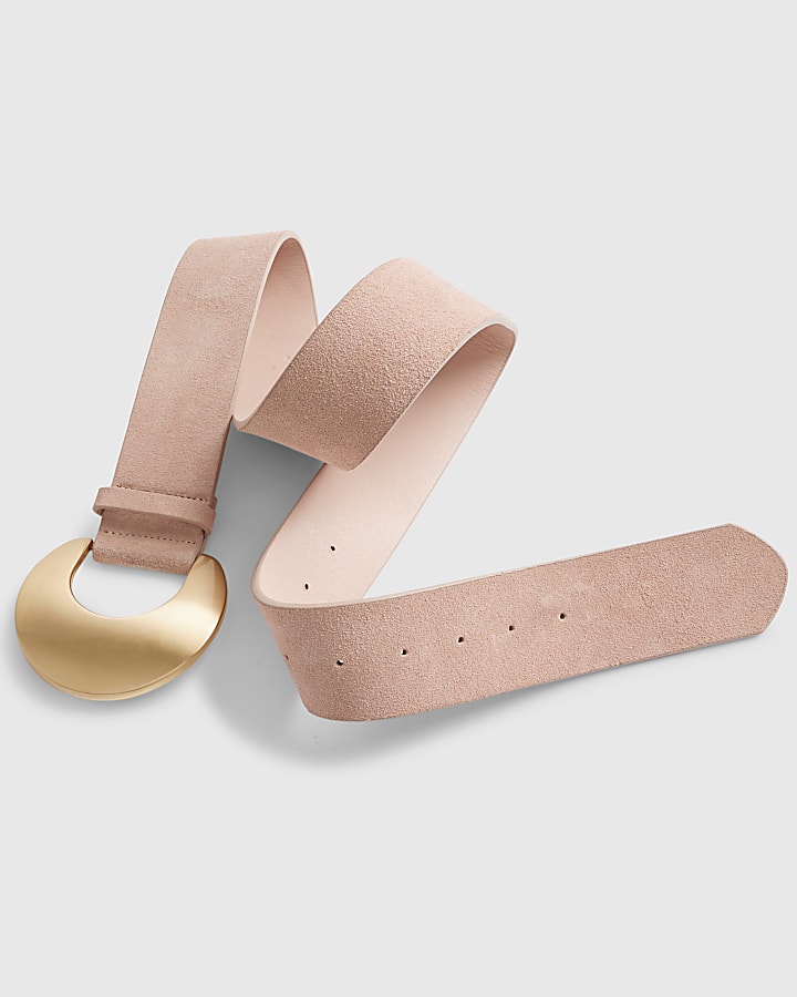 Pink Moon Buckle Waist Belt