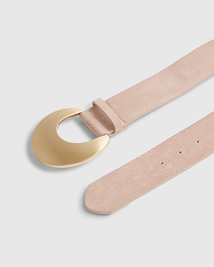 Pink Moon Buckle Waist Belt