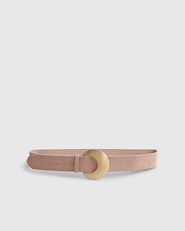 Pink Moon Buckle Waist Belt