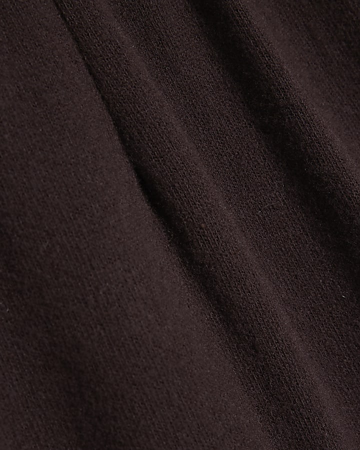 Brown Cosy Wide Leg Trousers