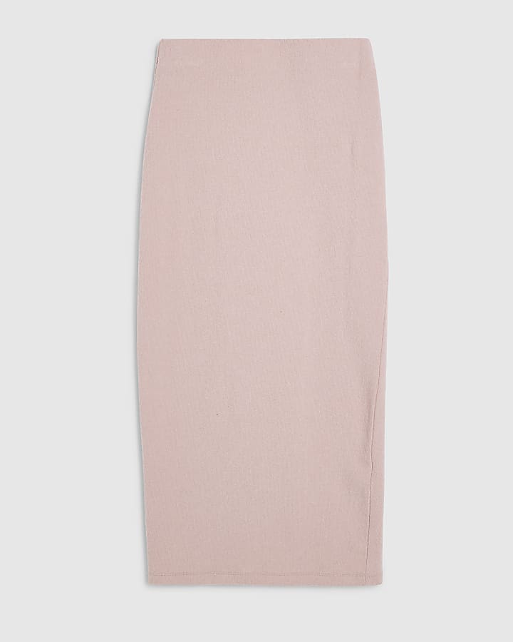 Pink Cosy Midi Skirt