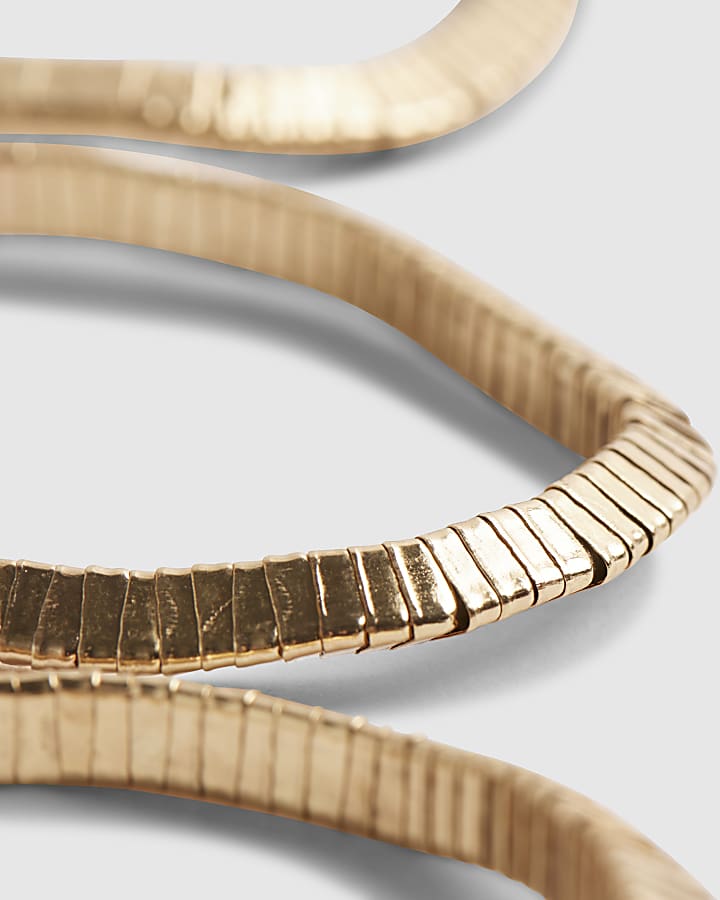 Gold Stretch Pack Of 3 Bracelets