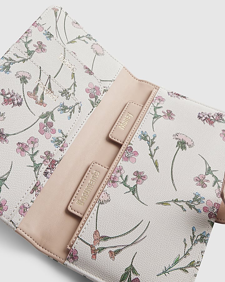Pink Floral Travel Wallet