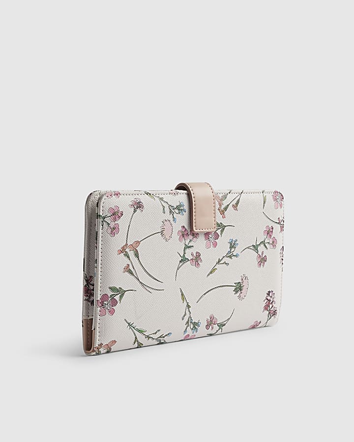 Pink Floral Travel Wallet