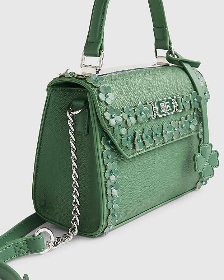 Green Clover Mini Tote Bag