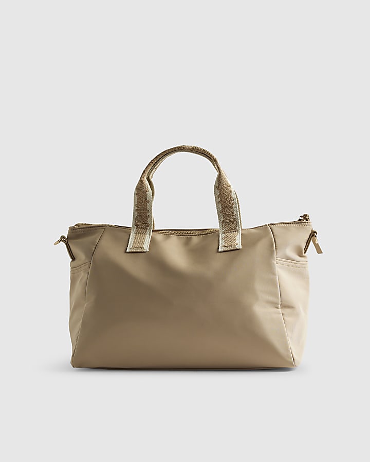 Beige Cabin Size Logo Holdall