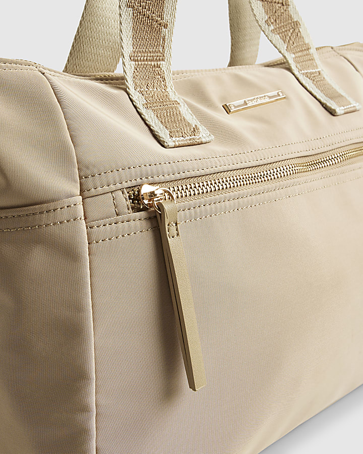 Beige Cabin Size Logo Holdall