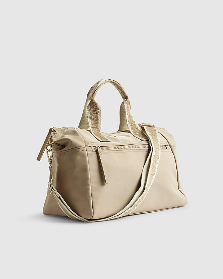 Beige Cabin Size Logo Holdall