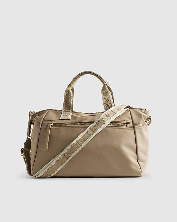 Beige Cabin Size Logo Holdall