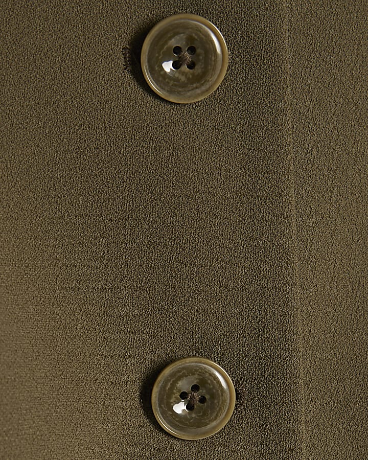 Green Sleeveless Waistcoat