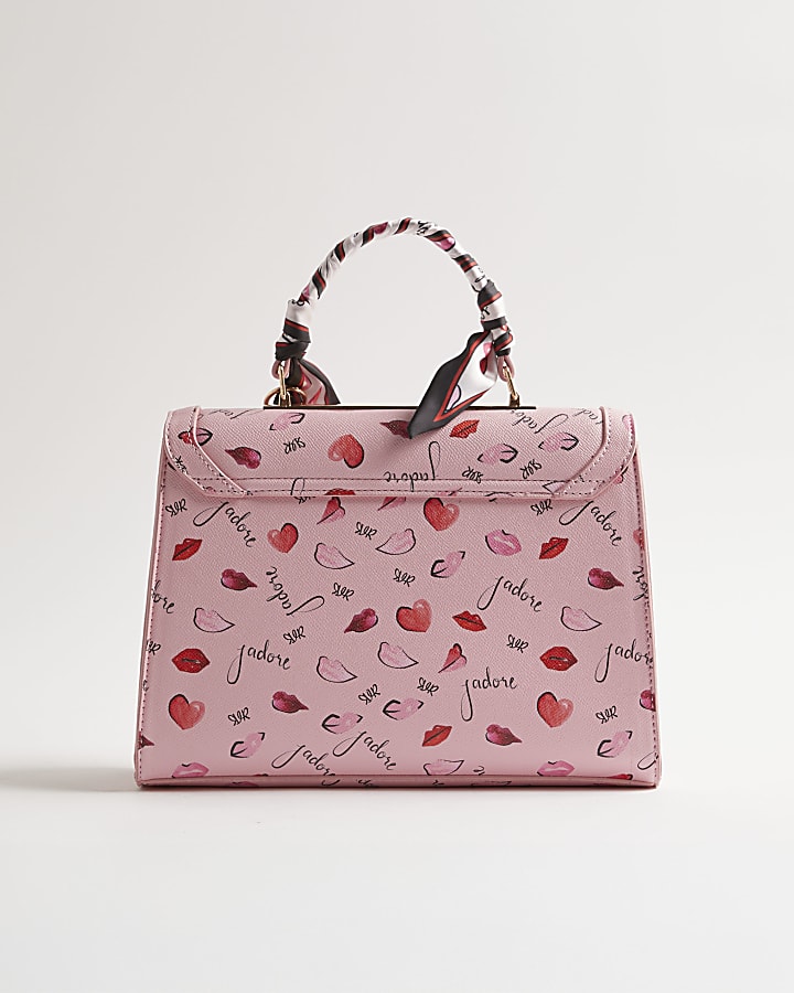 Pink J'adore Charm Tote Bundle Bag