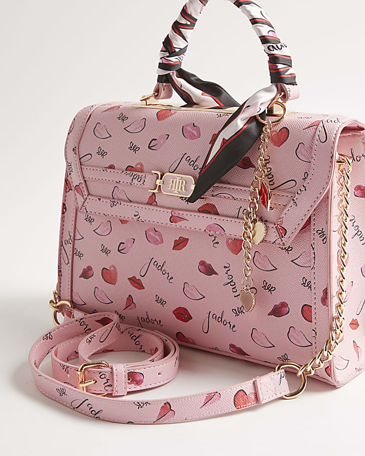 Pink J'adore Charm Tote Bundle Bag