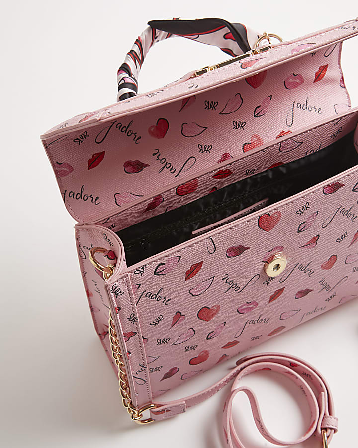 Pink J'adore Charm Tote Bundle Bag