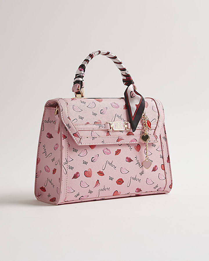 Pink J'adore Charm Tote Bundle Bag