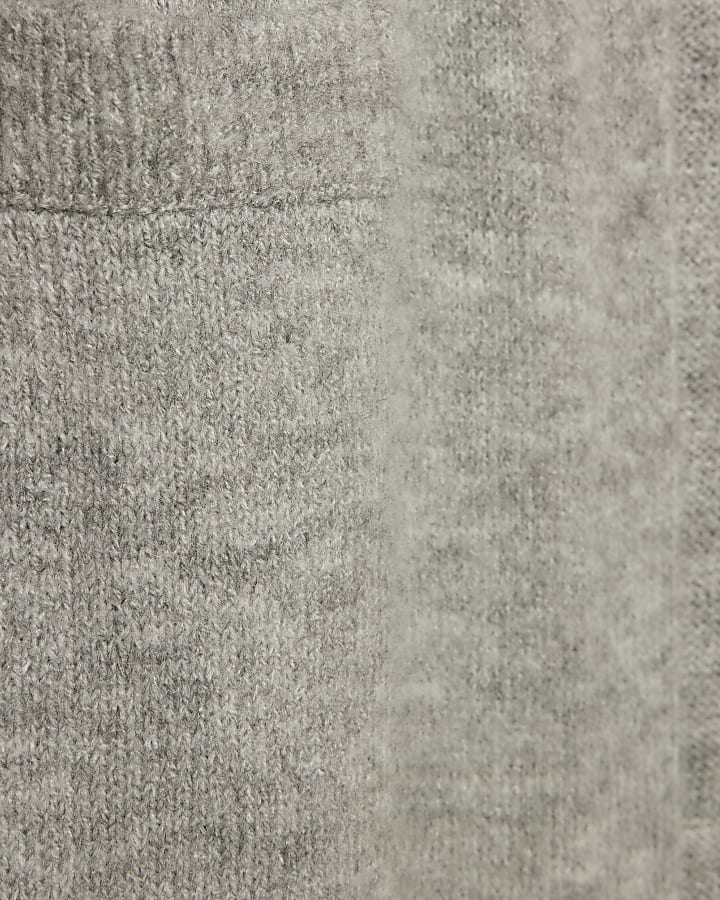 Grey Long Sleeve Cosy Maxi Cardigan