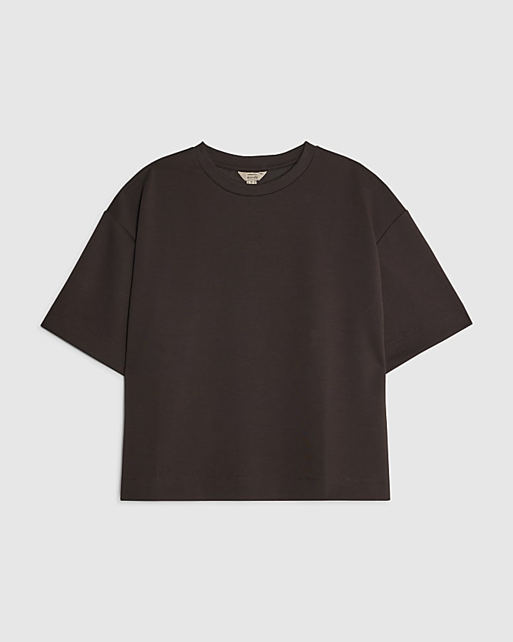 Brown Premium Boxy Fit T-Shirt