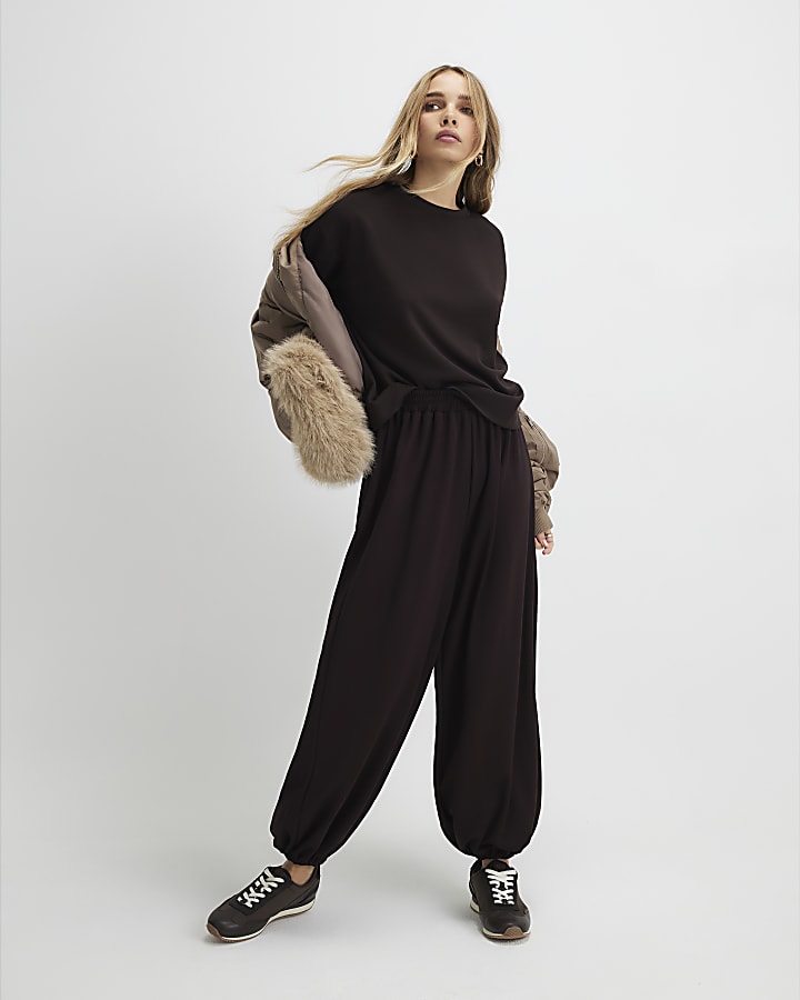 Brown Premium Boxy Fit T-Shirt